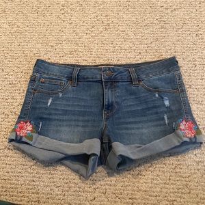 Embroidered Shorts